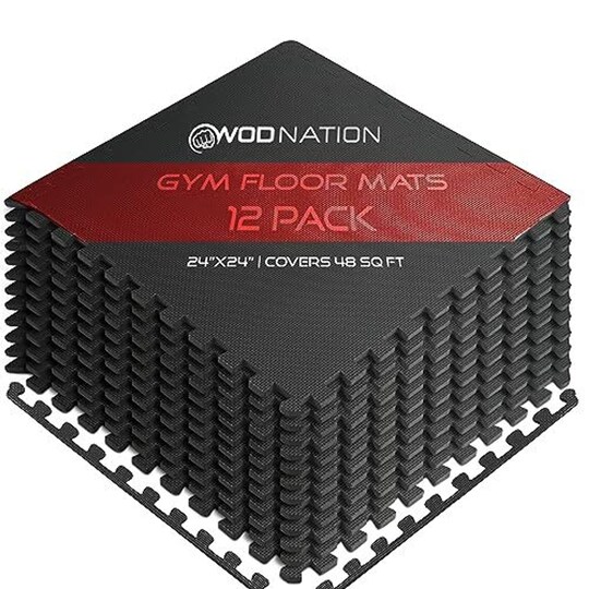 Foam workout mats for home on sale